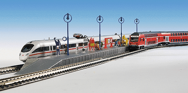 Modern Open Station Platform