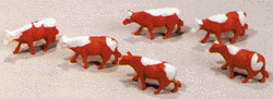Cow Assortment -- Brown & White #1