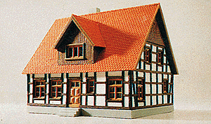 Half-Timber House w/Tile Roof