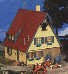 Margrafler Village House -- 4-3/4 x 4-3/8 x 4-3/4"  12 x 11 x 12cm