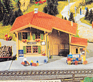Station "Monstein" -- 14-5/8 x 6 x 43/8" 36.5 x 15 x 11cm
