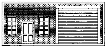 Overhead Doors -- With 2 Window