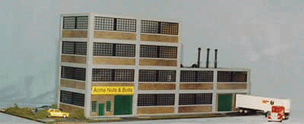 Acme Nuts & Bolts Industrial Building - Kit -- 18 x 5 1/4 x 9"