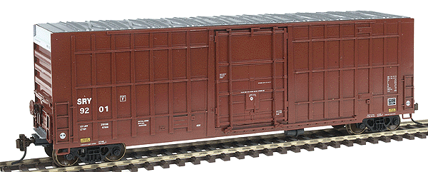 NSC 50' Modern Boxcar w/Single Plug Door & Square End - Assembled -- Southern Railway of British Columbia (brown)