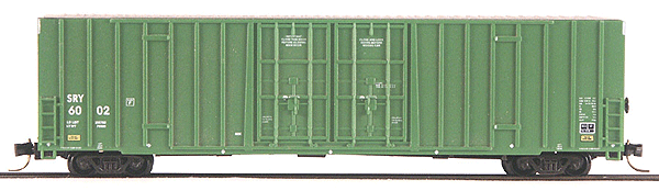 National Steel 60' Hi Cube Boxcar w/Double Plug Door - Assembled -- Southern Railway of British Columbia