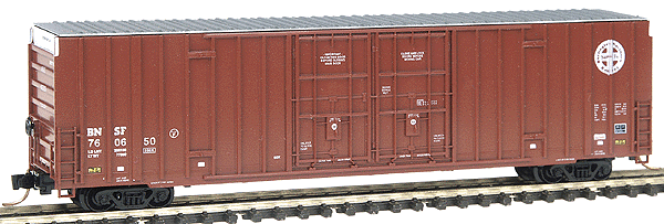 Gunderson 60' Hi Cube Boxcar - Assembled -- Burlington Northern Santa Fe