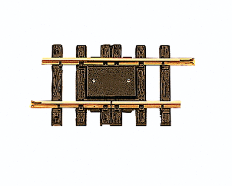 Single-Rail Insulated Track Section -- 5-7/8"  15cm