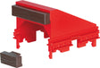 Rhaetian Railway RhB - Style Track Bumper -- Era VI, Fits Code 332 Track