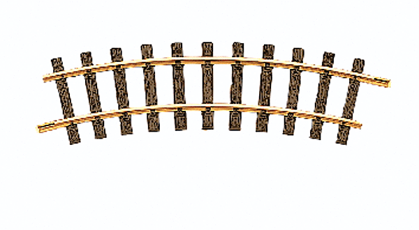 R1 Curved Track - 4'3"  130cm Diameter -- 30 Degrees
