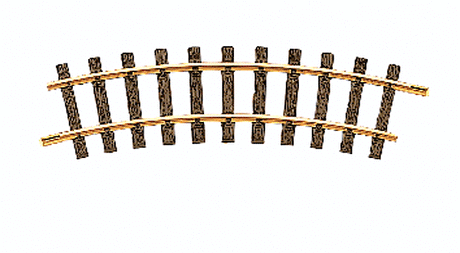 R1 Curved Track - 4'3"  130cm Diameter -- 30 Degrees