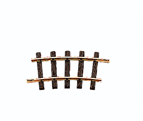 R1 Curved Track - 4'3"  130cm Diameter -- 15 Degrees