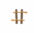 R1 Curved Track - 4'3"  130cm Diameter -- 7-1/2 Degrees