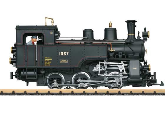 Class HG 3/3 0-6-0T Rack Locomotive - Sound and DCC -- Ballenberg Steam Railway #1067 (Era VI, black)-1