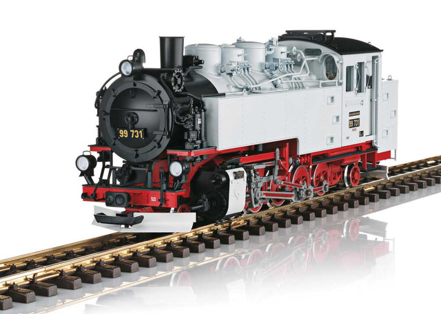 Class VII K 2-10-2T - Sound and DCC -- Zittau Narrow Gauge Railroad #99 7731 (Era VI, white, red, black)-1