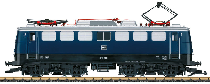 Class E 10 Electric w/MZS/DCC -- German Federal Railroad DB #E10 190 (Era III; blue, silver)