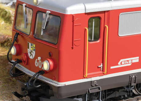 Class Ge 4/4 I Rebuilt Electric - Sound and DCC -- Rhaetian Railroad RhB #602 (Era VI, red, gray, silver)-2