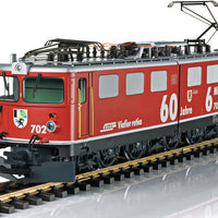 Class Ge 6/6 II Electric - Sound and MZS-DCC -- Rhaetian Railroad #702 (Era VI 2018, 60th Anniversary; red, silver)
