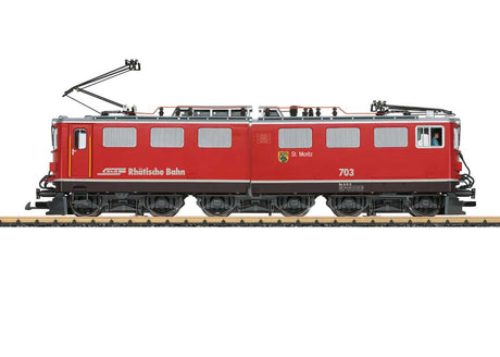 Class Ge 6/6 II Electric - Sound and DCC -- Rhaetian Railway RhB #703 (Era VI, red, black, silver)