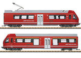 Stadler Class ABe 4/16 Capricorn Rail Car - Sound and DCC -- Rhaetian Railway RhB #3111 (Era VI, red, gray, white)-2