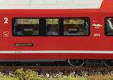 Stadler Class ABe 4/16 Capricorn Rail Car - Sound and DCC -- Rhaetian Railway RhB #3111 (Era VI, red, gray, white)-6