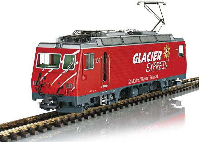 Class HGe 4/4 II Rack Electric - Sound and DCC -- Matterhorn-Gotthard Railway (Era VI, Glacier Express, red, gray, white)-1