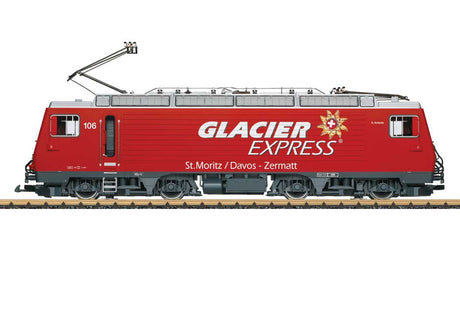 Class HGe 4/4 II Rack Electric - Sound and DCC -- Matterhorn-Gotthard Railway (Era VI, Glacier Express, red, gray, white)-2