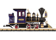 Baldwin 0-4-2 - Standard DC -- Santa's Chloe (black, blue; Brass)-1