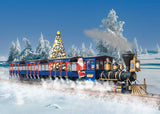 Baldwin 0-4-2 - Standard DC -- Santa's Chloe (black, blue; Brass)-2