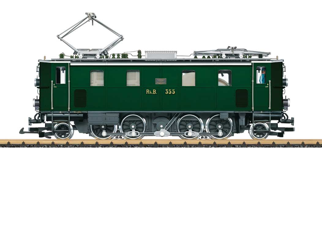 Class Ge 4/6 Electric - Sound and DCC -- Rhaetian Railway RhB #355 (Era I, green, gray)