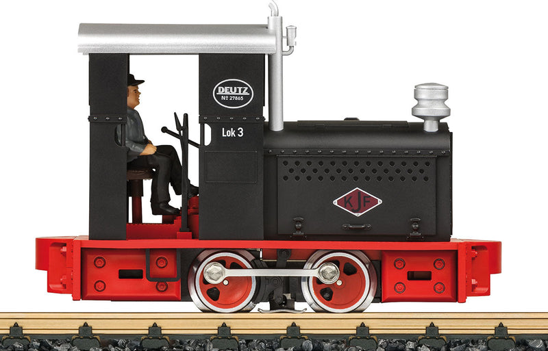 Deutz Industrial Feldbahn Diesel - Standard DC -- KJF (Era VI, black, red)