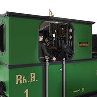 Class G 3/4 Steam 2-6-0T - Sound, DCC and Smoke -- Rhaetian Railroad #1 Rhatia (Era VI 2014, green, black)