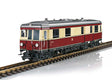 Class VT 137 Diesel Rail Car - Sound and DCC -- German State Railroad DR #VT 137 566 (Era III, red, ivory, silver)-1