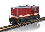 Class 199 Diesel - Sound and DCC -- Saxon Oberlausitz Railway SOEG #199 018 (Era VI, red, gray, ivory)-1