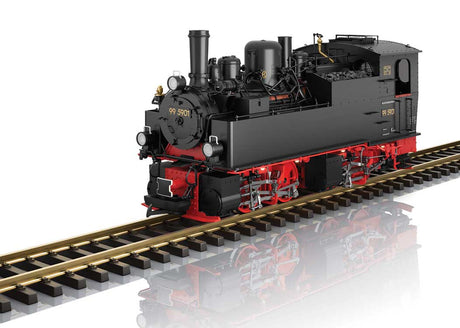 0-4-4-0T - Sound and DCC -- Harzquer Railroad HSB #99 5901 (Era VI, black, red)-1