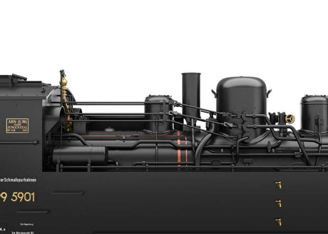 0-4-4-0T - Sound and DCC -- Harzquer Railroad HSB #99 5901 (Era VI, black, red)-5