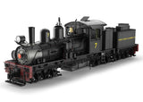 Class C Three-Truck Shay - Sound, Smoke and DCC -- Westside Lumber Company #7 (black, graphite, red)-1