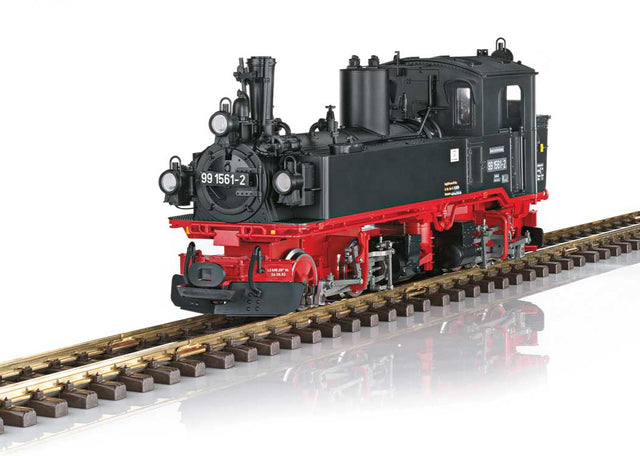 Class IV K 0-4-4-0T - Sound, Smoke and DCC -- Presnitz Valley Railroad #99 1561-2 (Era IV 1984, weathered, black, red)-1