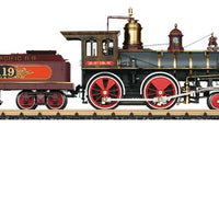 Golden Spike 4-4-0 Locomotive Commemorative Set with Wood Case - Sound and DCC -- Union Pacific #119, Central Pacific "Jupiter"