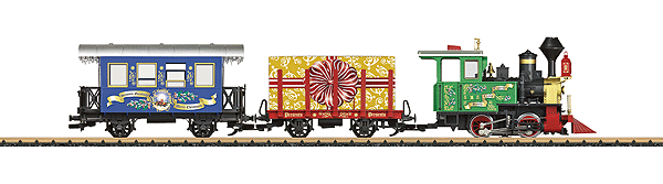 Christmas Steam Train-Only Set -- Christmas Paint Scheme