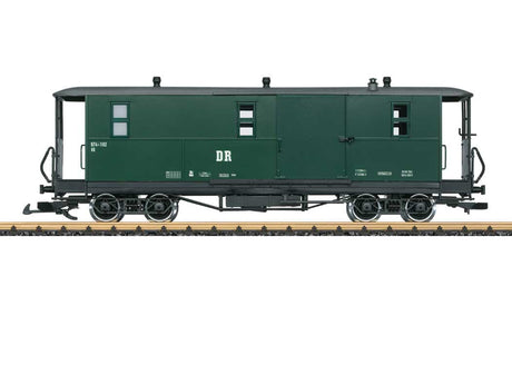 Type KD4 Baggage Car - Ready to Run -- German State Railroad DR (Era IV, green, gray)