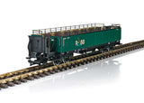 Open-Air Observation Car - Ready to Run -- Rugensche Baderbahn RuBB (Era VI, green, black)-1