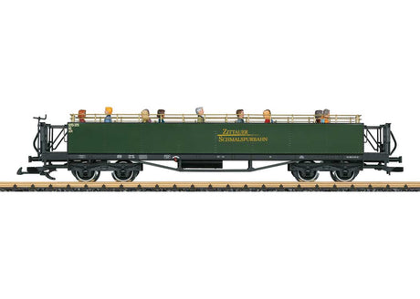 Open-Air Observation Car - Ready to Run - 2026 LGB Club Car -- Saxon Oberlausitz (Era VI, green)-1