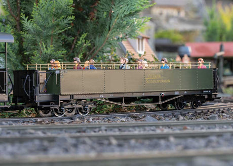 Open-Air Observation Car - Ready to Run - 2026 LGB Club Car -- Saxon Oberlausitz (Era VI, green)-2