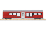 Stadler Class ABe 4/16 Capricorn Rail Car - Intermediate Car Style #2 -- Rhaetian Railway RhB (Era VI, red, gray, white)-1