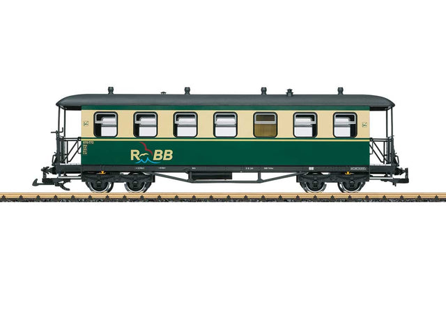 4-Axle Coach - Ready to Run -- Rugensche Baderbahn RuBB (Era VI, green, black)