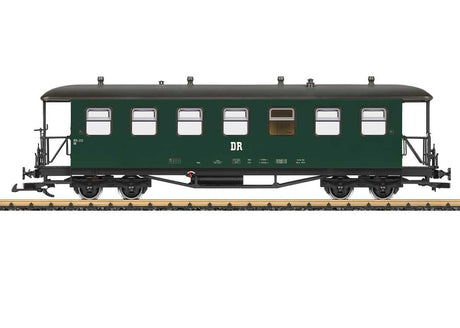 Type KB 2nd Class Coach - Ready to Run -- German State Railroad DR (Era IV, green, gray)