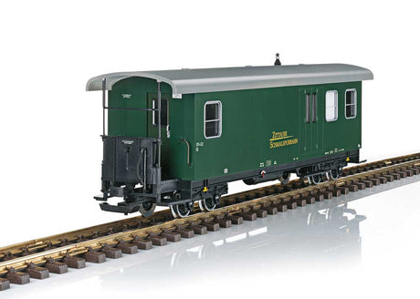 Baggage Car - Ready to Run -- Sachsisch-Oberlausitzer-Eisenbahngesellschaft SOEG (Era VI, green)-1