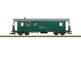 Baggage Car - Ready to Run -- Sachsisch-Oberlausitzer-Eisenbahngesellschaft SOEG (Era VI, green)-2