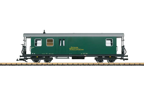 Baggage Car - Ready to Run -- Sachsisch-Oberlausitzer-Eisenbahngesellschaft SOEG (Era VI, green)-2