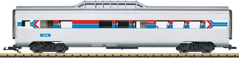 Smooth-Side Coach - Ready to Run -- Amtrak 4817 (Phase I, silver, red, blue, white, Arrow Logo)